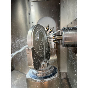 เครื่องกัด 5 แกนสำหรับงานฝังรากเทียมทางทันตกรรมแบบเปียกและแบบแห้ง เครื่องตัดฟันปลอมแบบรวมสำหรับแผ่นเซอร์โคเนียและไทเทเนียมอัลลอย - Product Image 3