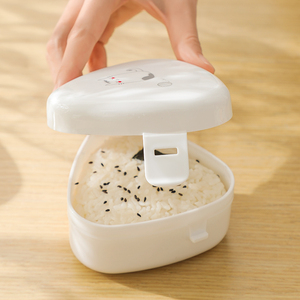 Wholesale Creative Kids Lunch Plastic Rice Mold DIY Kitchen Cooking Tool for <strong>Sushi</strong> Kimbap Storage Triangle Shape - Product Image 6