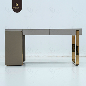 Mesa de oficina moderna y sencilla, escritorio pequeño, mesa de madera - Product Image 1