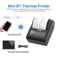 Impresora de Recibos Térmica Inalámbrica Portátil YHD-5808L de 58 mm y 2 Pulgadas para Pequeñas Empresas