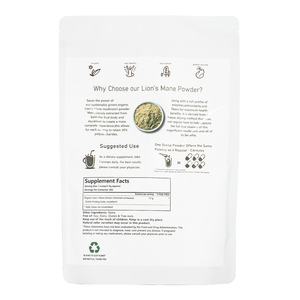 Poudre de champignon crinière de lion ultra fine facile à mélanger dans les boissons - Product Image 4