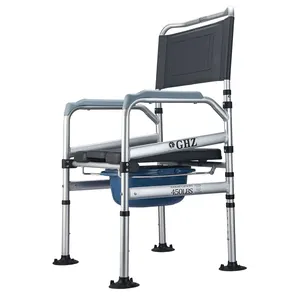 Moldura de alumínio ajustável para cadeira, novo design ajustável para banheira
