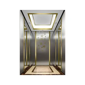 定制不锈钢乘客电梯800千克价格乘客电梯户外酒店电梯