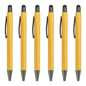 Bolígrafo de Bambú con Pulsador para Imprimir Logotipos, Regalo para Hoteles, Oficinas y Estudiantes, Bolígrafo Publicitario, Venta al por Mayor - Product Image 2