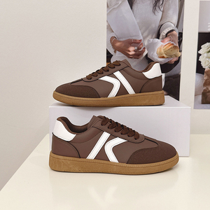 Ballerinas Confort Estilo Retro, Zapatos Planos Casuales para Mujer, con Cordones, de Gamuza y Cuero, con Suela de Goma - Product Image 6
