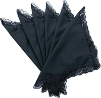 Bandana Pernikahan dengan Tepi Renda Cetak Khusus, Pola Bunga, Renda Personalisasi untuk Pengantin, Hadiah untuk Tamu Pernikahan
