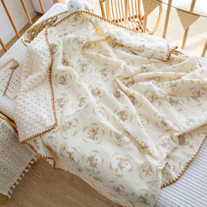 Coperta Professionale in Mussola per <span class=keywords><strong>Neonati</strong></span>, Traspirante, con Stampa Carina, per Bambini, <span class=keywords><strong>Campeggio</strong></span> all'Aperto, Campione Disponibile - Product Image 5