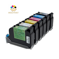 Wiseprint Tinta Baru 42ml Tij 2.5 Berbasis Solvent untuk Printer Inkjet Cartridge Chip 12.7MM Kompatibel HP Model WP-H99/89