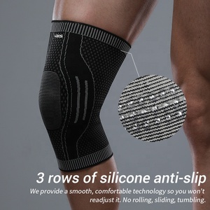 Vbosi 5167 Thể Thao Đầu Gối Hỗ Trợ Thoáng Khí Silicone Nén Miếng Đệm Đầu Gối Cho Chạy Tập Thể Dục Bóng Chuyền Bò - Product Image 2
