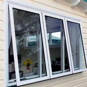 Diseño de ventanas personalizado al por mayor para ventana de toldo colgante triple de Filipinas con mosquitera - Product Image 5