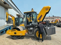 Nouvelle rouleuse vibrante à tambour unique XS85J de 8 tonnes, largeur de compactage de 1,68 m, puissance de 68 kW, force de compactage de 110 kN