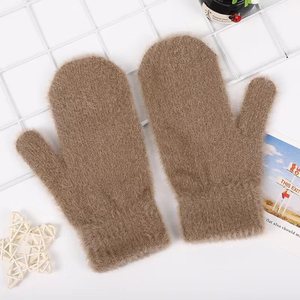 Guanti Termici Senza Dita Bommiya Dm006 Autunno/Inverno da <span class=keywords><strong>Donna</strong></span>, in Pelliccia di Visone Felpata a Strato Singolo, Lunghezza <span class=keywords><strong>Opera</strong></span>, Caldi e Carini per Studentesse - Product Image 3