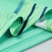 Ensemble short et maillot de football personnalisé imprimé par transfert thermique Vert menthe Bleu marine Vente en gros Séchage rapide Respirant 100% Polyester 220g Équipe