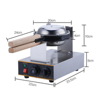 Gaufrier électrique Kxy belge antiadhésif 1000-1500W, température constante 100-200°C, garantie 1 an