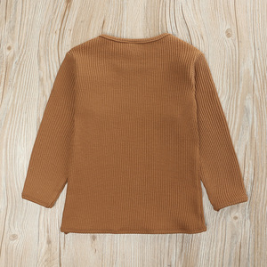 Conjunto de Ropa de Dormir para Bebés y Niños Pequeños, Primavera y Otoño, Color Liso y a Rayas, Pijamas para Bebé - Product Image 6