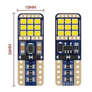 หลอดไฟ LED สีขาว T10 194 168 W5w รุ่นปี 2016 18smd Canbus สำหรับไฟส่องป้ายทะเบียนและไฟภายใน - Product Image 3