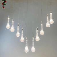 2025 haute qualité nouveaux accessoires de mariage acrylique 10 têtes lumineux goutte lustre mariage scène plafond décoration lumières