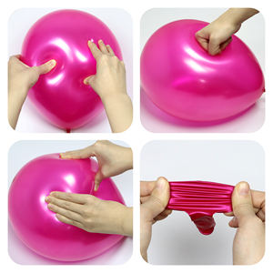 Ballons en latex nacrés métalliques de haute qualité en gros, 5/10/12/18 pouces, pour décorations de fête, célébrations d'anniversaire, gonflables à l'hélium ou à l'air - Product Image 3