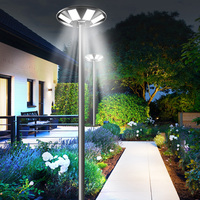 Hotel Apartemen teras LED lampu taman tenaga surya halaman dasar dapat dilepas tahan air IP65 Led luar ruangan lampu jalan tenaga surya