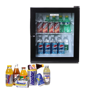 Hete Verkoop Groothandel <span class=keywords><strong>40</strong></span> Liter Vriezer Drankkoeler Aanrecht Vorstvrij Afsluitbare Glazen Deur <span class=keywords><strong>Mini</strong></span> Koelkast - Product Image 3