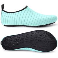 Chaussures aquatiques en tissu pour hommes et femmes, à enfiler, pour la natation, la plongée et la plage - Chaussures de yoga respectueuses de la peau