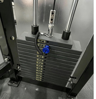 Machine à extensions et flexions des jambes Dinuo Commercial à charges guidées - Appareil 2-en-1 pour entraînement des ischio-jambiers et des quadriceps assis