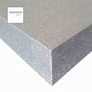 Nrc 0.9 dalles de plafond en fibre de verre à haute acoustique dans le bureau et le cinéma. Plafonds insonorisants carrés usine directe - Product Image 1