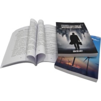 Brochures personnalisées en couleur, impression offset, reliure parfaite, faible MOQ, fabrication en gros