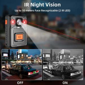 Cámara Corporal Portátil 4G con Video 2K, Foto de 40MP, Resistencia al Agua IP67, Visión Nocturna IR, Funciones WIFI, GPS y Bluetooth para Guardias de Seguridad - Product Image 5