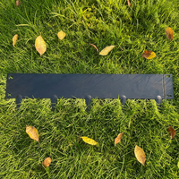 Bordure de jardin en acier estampé, design personnalisé, clôture de jardin en métal, anti-corrosion, étanche, facile à décorer, fabriqué en Chine