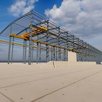 Entrepôt à structure métallique préfabriquée sur mesure, grande structure industrielle en acier à travée libre, bâtiment de stockage