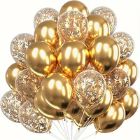 30 pièces/ensemble Ballons en latex chromés métalliques Confettis Ballon Macaron 12 pouces Décorations de fête de mariage d'anniversaire Adulte Baby shower Globos