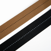 Sangle élastique perlée bicolore personnalisée de 50 mm en nylon tissé grainé pour ceintures d'opérateurs professionnels en extérieur