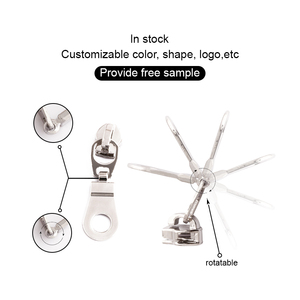 Tùy Chỉnh Thương Hiệu <span class=keywords><strong>Logo</strong></span> Dây Kéo <span class=keywords><strong>Puller</strong></span> Cho Túi Hight Chất Lượng Mạ Dây Kéo Thanh Trượt - Product Image 3