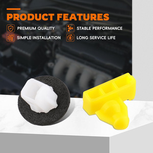 Boyuan Wheel Rim Retainer Clips 38Pcs Nylon <b>Push</b> Rod Type For Infiniti <b>Car</b> Fasteners - Product Image 3