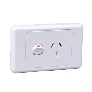 SAA Electrical Power point Horizontal 10A electric wall socket switch and wall socket light switch
