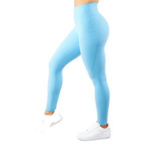 กางเกงเลกกิ้งออกกำลังกายคุณภาพสูงสำหรับผู้หญิง ปรับแต่งได้ตามต้องการของซัพพลายเออร์  โลโก้สั่งทำได้  ยืดหยุ่น  เอวสูง  กางเกงโยคะ - Product Image 2