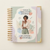 Carnet de planification spirale personnalisé A5, journal créatif, impression personnalisée, organisateur, fournitures scolaires, vente en gros