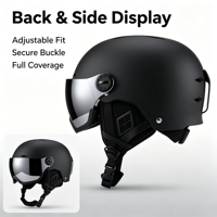 Masque de ski intégré ABS EPS pour adulte, chaud, taille L (54 à 60 cm de circonférence de tête), modèle HT63, OEM ODM, vente en gros