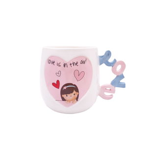 Linda taza divertida chica de alta belleza da el regalo de cumpleaños Del mejor amigo para <span class=keywords><strong>novio</strong></span> <span class=keywords><strong>a</strong></span> Madre taza con regalo de mano Taza de cerámica - Product Image 4