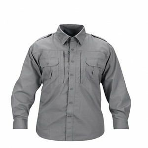 Chemise de travail décontractée pour homme, légère, 100 % coton, manches longues, boutonnée, grande taille, respirante, anti-rétrécissement, anti-boulochage, avec <span class=keywords><strong>Verco</strong></span> - Product Image 4