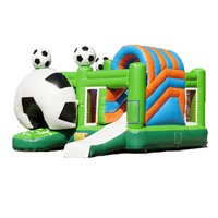 Château gonflable à thème dinosaure Yingkun pour les jeunes enfants, utilisation intérieure/extérieure, usage domestique ou commercial, lit de saut avec toboggan