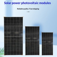 Système d'alimentation solaire photovoltaïque à panneaux multicristallins 580W/600W, module modèle 580, efficacité 16,56%, Chine, 1640x992x40mm