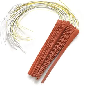 Flexible Strip Heater 30mm*100mm Silicone Rubber Heater with Pressure Sensitive Adhesive