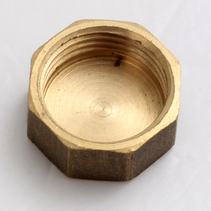 ปลั๊กเกลียวในทองแดง 4 จุด สำหรับข้อต่อท่อ ฝาปิดปลายท่อน้ำ - Product Image 2