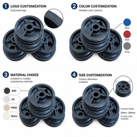 Piezas de Moldeo por Inyección de Plástico de Alta Precisión Personalizadas, Componentes de Maquinaria Industrial, Automotriz, Robótica, Electrónica, ISO 9001