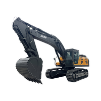 Excavatrice sur chenilles lourde TJ600 de 60 tonnes - Pelle minier haute puissance Cummins QSM11 avec godet de 3,0 m