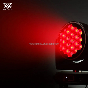 Ánh sáng sân khấu <span class=keywords><strong>pixel</strong></span> 19x40W RGBW Vòng màu sân khấu ong mắt zoom đèn 19*40W rửa mắt ong di chuyển ánh sáng đầu với dây khẩu độ - Product Image 3