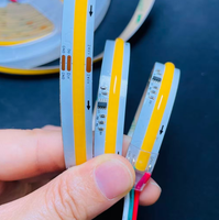 Светодиодная лента WS2811 COB IC, 24В DC, с эффектом «бегущей воды», линейная лента FCOB с 360 диодами для дома