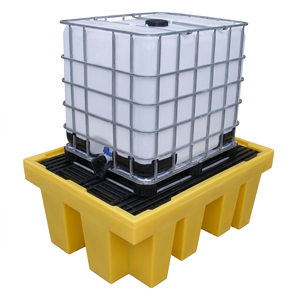 Réservoir d'eau carré en PE de qualité alimentaire avec cage en acier, hermétique et antivol, capacité 5000-100000L, pour stockage de produits chimiques et pompage - Nouveau - Product Image 1